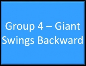 Uneven Bars: Group 4 Giant Swings Backward